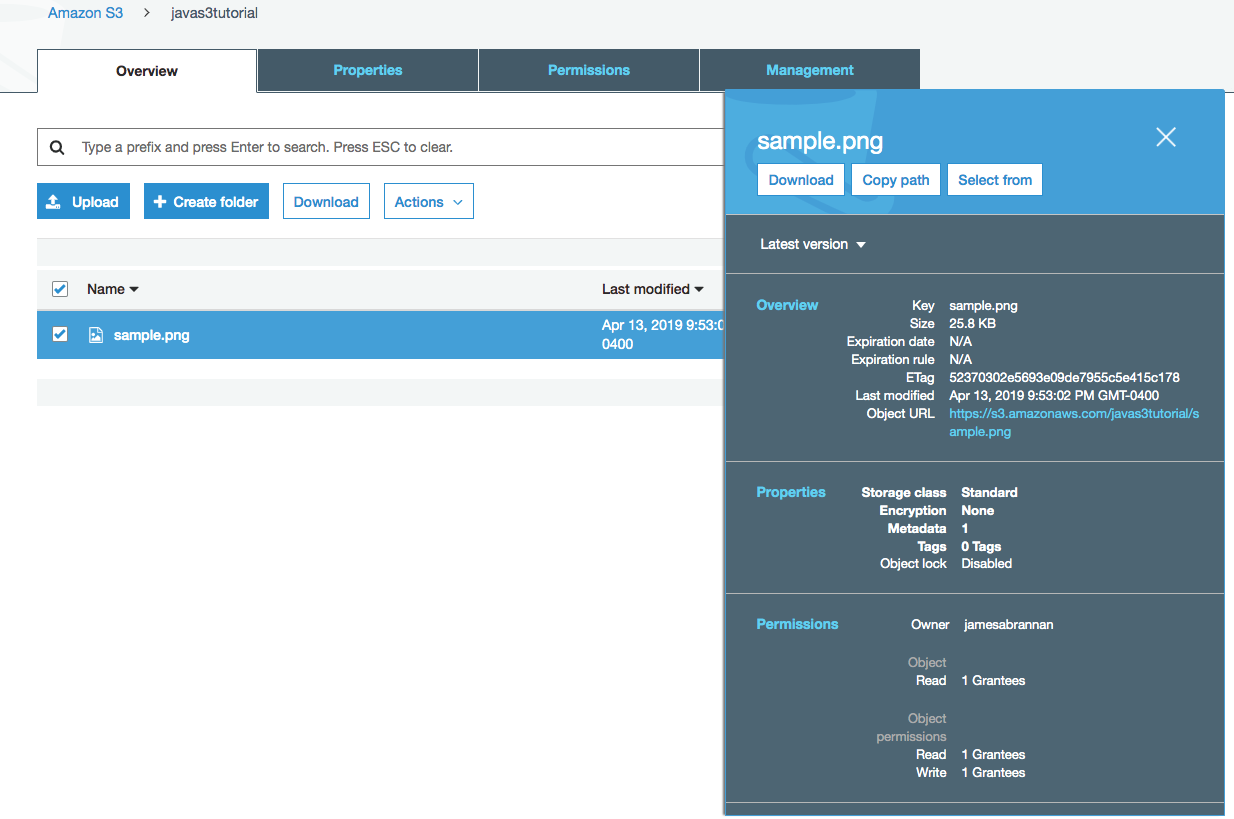 AWS S3 Java API 2.x using Spring Boot